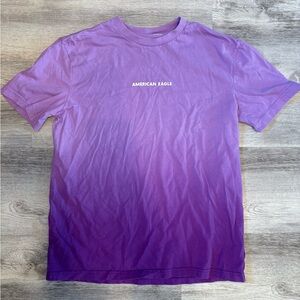 American Eagle Outfitters Gradient Purple Tee